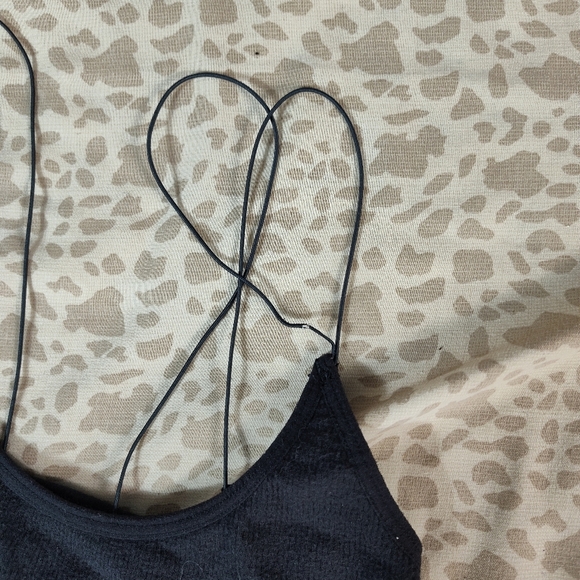 Urban Outfitters Out From Under Black Strappy Crop Top Small - Picture 5 of 11